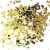 Premium Shredded Squares Tissue Paper Party Table Confetti 50 Grams Gold Mylar Flakes