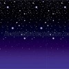 Starry Night Backdrop Party Accessory 1 count 1 Pkg