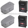 2X DJI Mavic 2 Intelligent Flight Batteries 3850mAh Replacement for Mavic 2 Pro or Mavic 2 Zoom Drone Quadcopter with 2 Battery Cases
