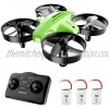 ATOYX Mini Drone Easy to Fly Drone for Kids and Beginners Indoor Outdoor Nano RC Helicopter Quadcopter with Auto Hovering Headless Mode Remote Control and 3 Batteries for Boys Girls -Green