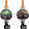 Creative Converting Monster Truck Party Blowers 8 ct 2.5" x 5.25" Multi-colored