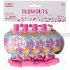 Floral Blossom Birthday Party Blowouts | Party Favors | 8 Pcs