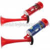 NUOBESTY 2pcs Air Horn Pump Noisemakers Sporting Events Parties Cheering Horn for Football Sports
