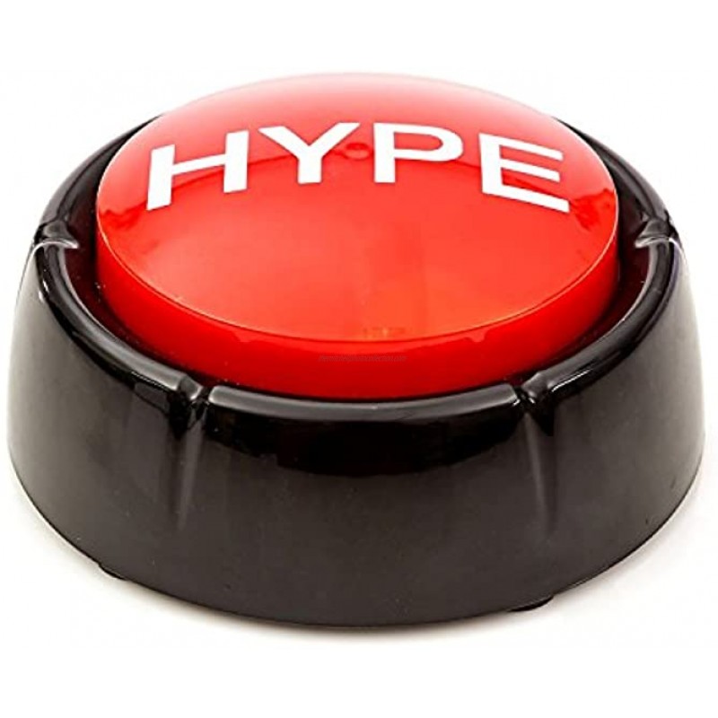 The Hype Button | Hip Hop Air Horn Sound Effect Button Batteries Included