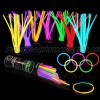 100 Glow Sticks Bulk Party Supplies Halloween Glow in The Dark Fun Party Pack with 8" Glowsticks and Connectors for Bracelets and Necklaces for Kids and Adults