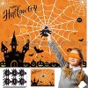Halloween Party Games Pin The Spider on The Web Game Reusable Pin Game Spider Web Halloween Gift Halloween Party Favor Supplies for Kids Girls Boys