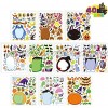 JOYIN 40 PCS Make-a-face Sticker Sheets Make Your Own Halloween Characters Mix and Match Sticker Sheets with Witch Frankenstein Ghost Vampire and more Halloween Kids Party Favor Supplies Craft