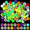 MGparty 72 PCS Glow in The Dark Bouncy Balls 18 Halloween Theme Designs Bouncing Balls for Kids Girls Boys Halloween Party Favors Supplies Classroom Rewards Pinata Goodie Bag Treat Bags Gifts Fillers