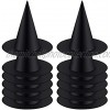 Aneco 12 Pack Halloween Witch Hat Cap Halloween Witch Costume Accessory for Halloween Party Favor Black