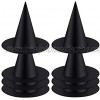 Aneco 8 Pack Halloween Costume Witch Hat Cap Witch Costume Accessory for Witch Theme Decoration or Halloween Party