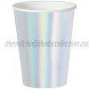 Iridescent Foil Paper Party Cups 8 Ct.