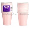 Party Color Paper Cups 9 oz Pink