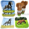 Horse Party Supplies Pack 113+ Pieces for 16 Guests! Horse Party Horse Tableware