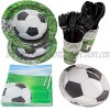 Soccer Party Supplies 110+ Pieces for 16 Guests! Soccer Birthday Party Kit Futbol Tableware Decorations Party Pack