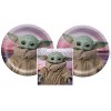 Star Wars The Mandalorian Baby Yoda 9" Party Bundle Plates 16 Napkins 16