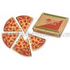 Supreme Housewares Pizza Slice Plates Box Multi