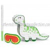 Dinosaur Pinata Bundle with a Blindfold and Bat ― Perfect Sized Pinata For Birthday Parties Kids Carnival and Related Events ― Can Hold Up to 5 lbs of Candy 15.7 x 11 x 3.7 Inches