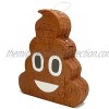 Poop Emoji Emoticon Pinata for Birthday Party and Event Use Fillable with Candy or Small Toys Colorful Novelty Fun for Kids and Adults Quinceanera and Event Supplies