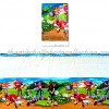 Gemten Cartoon Hedgehog Tablecloth Disposable Tablecover Birthday Party Supplies and Decorations for Kid Boy Baby Shower Rectangle Tables 43"X71",1 Pack