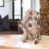 3D Wooden Puzzle Clock Laser Cut 3D Desk Clock Model Kits Working Clock A Great Gift for Adults