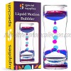 Special Supplies Liquid Motion Bubbler Toy 1-Pack Colorful Hourglass with Droplet Movement Bedroom Kitchen Bathroom Sensory Play Cool Home or Desk Decor