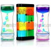 ZaxiDeel Liquid Motion Timer 3 Pack Sensory Toy for Relaxation Fidget Toys with Floating Color Stress Relief Desk Toy Lava Lamps Hourglass Timer for Kids and Adults