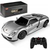 BEZGAR Remote Control Car 1:24 Scale Porsche 918 Spyder Electric Sport Racing Toy Car Model Vehicle  2.4Ghz Licensed RC Car Series for Girls and Boys Age 8 9 10 11 12 Years Holiday Ideal Gift