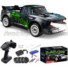 Fisca 1 16 Remote Control High Speed Car 4WD RC Drifting Racing Cars Fast 20MPH Truck 2.4Ghz Off-Road 4X4 Buggy Car Speed & Steering Control Vehicle Toy with Lights for Kids and Adults