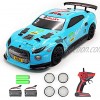 VOLANTEXRC RC Drift Car 1:14 Scale Electric Remote Control Car 2.4Ghz 4WD Drifting RC Car for Adults Kids Gifts Fast RC Vehicle with LED Lights All Batteries and Drifting Wheels + Racing Wheels