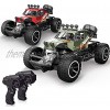 X TOYZ RC Cars 2 PCS Remote Control Off Road Monster Trucks Cars for Kids 1:20 Scale Metal Shell Alloy RC Car High Speed Racing Car 2.4Ghz Hobby Vehicles Toys Gifts with 4 Rechargeable Batteries