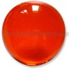 DSJUGGLING 2.55" 65mm Clear Acrylic Contact Juggling Ball for Beginners & Transparent Practice Juggling Ball Great for Small Hands and Multiple Balls Contact Juggling Orange