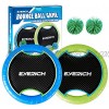 EVERICH TOY Trampoline Paddle Balls Toss and Catch Balls,Bouncy Paddle Ball Game for Kids and Adults,Indoor Outdoor Game for 2 Players,Includes 2 Rackets,3 Rubber String Balls,1 Storage Bag