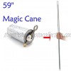 59" Magician Metal Appearing Cane with Free Gloves and Video Tutorial Stage Close-up Magic Tricks