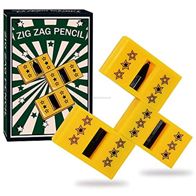 Easy Magic Tricks for Kids Zig Zag Pencil Magic Props for Children and Teens with Step by Step Instruction