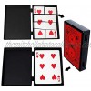 OUERMAMA Professional Torn Playing Card Restore Magic Trick Box with Video Tutorial Close Up Magic Props Gimmick Case Toy for Kids and Adults