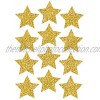 ASHLEY PRODUCTIONS Sparkle Stars Die-Cut Magnets Gold 3" ASH30400