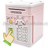 Electronic Piggy Bank for Girls Kids Safe Money Bank with Personal Password Setting Mini ATM Bank Girls Piggy Bank Auto Saving Bank for Real Money Perfect Birthday Toy Gifts for Kids Pink