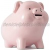 PIG WORLD Ceramic Girls Piggy Bank for Adults Must Break to Open Boys Money Box Coin Jar,Pink Mini Safe for Kids,Savings Bank for Adults,alcancias de Dinero para adultos niños,Money Saver,Dinosaur
