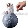 Piggy Bank Astronaut Toys with Planet Coin Bank Resin Money Jar for Space Decor Spaceman Piggy Banks for Boys Girls AdultsRed