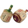 MoreFiesta Pack of 2 Pirinola Toma Todo Game Set of 2 Hand Painted Wood 3 Inches Tall Spinning Tops Traditional Mexican Game in Spanish for Cinco De Mayo Party Traditional