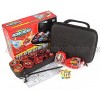 ROKK NOW Soft Storage Case Red Series Bey Battle Burst Metal Fusion Gyro Spinning Tops 6 Blade Toy Set with Two Spark Launchers  Exclusive