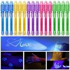 Invisible Ink Pen 16 PCS Spy Pen with UV Light Blacklight Pens Spy Ninja Gadget Treasure Box Prizes for Classroom,Kids Party Favors Christmas,Thanksgiving,Halloween for Boys Girls Goodie Bag Toys
