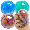 Lemostaar Giant Water Beads Stress Relief Squeezing Balls for Kids & Adults Set Ideal Calming Tool to Improve Focus Relieve Anxiety and Vent Mood Reduce Hand & Wrist Pain 3 Pieces