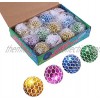 shleyqin 12 Pack Squishy Grape Ball Anti-Stress Ball Mesh Squeeze Ball Toys,Great Fun Squeeze Stress and Fidget Toys for Adults and Children