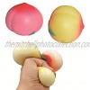 Squeeze Toy for Kids Adults Peach Squeeze Toy Peach Stress Ball Pink Cute Fruit Ventilation Ball Stress Relief Sensory Toy Gifts for Home & Office Autism ADHD and Anxiety