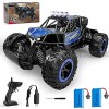 NBPOWER RC Cars for Age 8-12 1:14 Scale Remote Control Monster Truck 2WD High Speed 20 Km h Hobby rc Cars 2.4GHz All Terrain Toy Trucks with 2 Rechargeable Battery Outdoor Toy for Boys