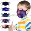 Atrustful 5PCS Kids Face_Mask Cloth Face_Mask Breathable Washable Reusable Mouth Bandana Balaclava Protection for Boys Girls