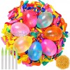 BESTZY Water Balloons Refill Quick & Easy Kit,1000 Pack Water Bomb Balloons Fight Games,Summer Splash Fun for Kids and Adults