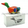 Charmgle MS042 Toy Duck Tin Jump Chicken Home Store Party Decoration Toy Adult Collection Tin Toys Wind-Up Toy Novelty Gift