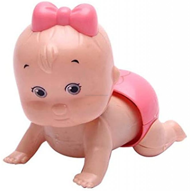Kekailu Wind up Toy,Cute Windup Crawling Crawl Boy Girl Doll Toy Birthday Gift for Baby Kid Child